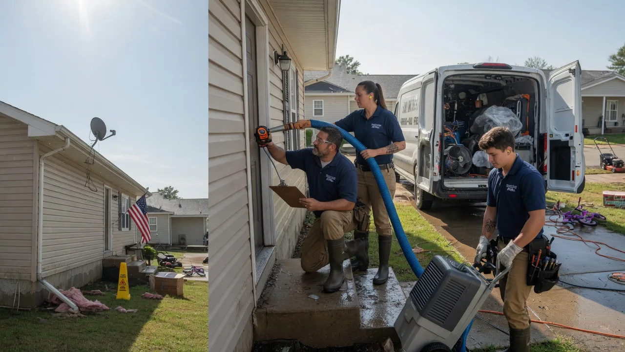Ceiling Water Damage Restoration in Casco, ME near me